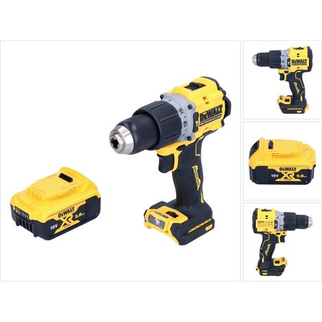 DeWalt DCD 805 N Perceuse-visseuse à percussion sans fil 18 V 90 Nm Brushless + 1x batterie 5,0 Ah - sans chargeur