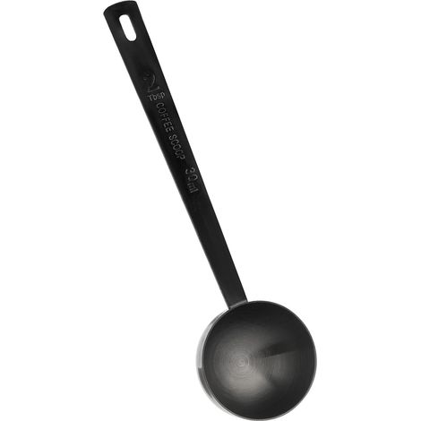 Messlöffel aus Metall, 2 Kaffeelöffel aus Edelstahl, 30 ml, langer Griff, für gemahlenen Kaffee, Bohnen, Espresso, Milch