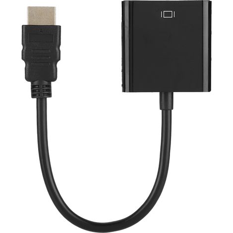 Convertisseur HDMI Mâle vers VGA Femelle 720p/1080p Câble Adaptateur Vidéo (1/5)