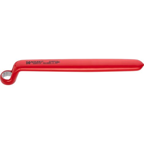 Hazet Einringschlüssel, schutzisoliert, Außen-Doppel-Sechskant Profil, 14 mm (1/5)