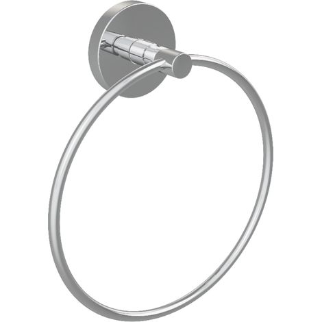 Anneau porte-serviette CIRCLE chromé (1/3)