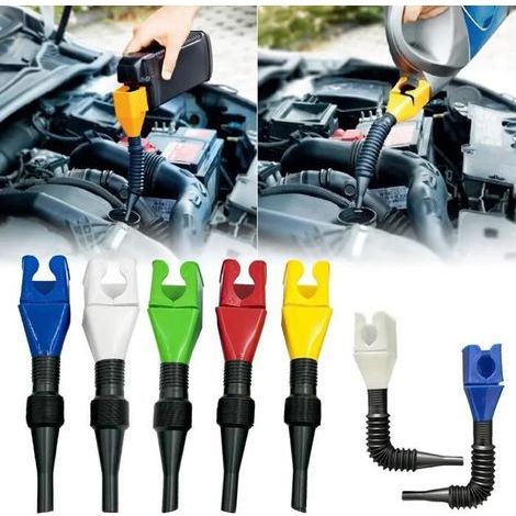 BelleRise - Set mit 4 zusammenklappbaren Kraftstoffumfülltrichtern — Entwickelt für flexible Führung und Filtration (Farbe zufällig) (1/5)