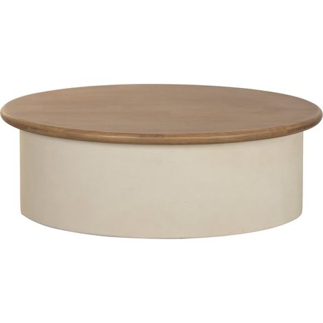 Mesa Centro Mdf Abeto 100X60X35 Crema (1/5)