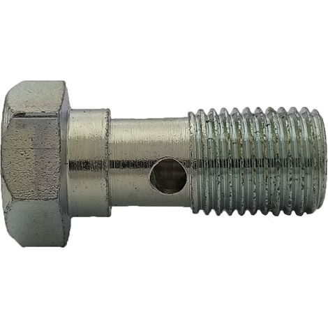 Tornillo de rebosadero tipo banjo para ojales M12x1.25 galvanizado SR-16 (1/4)