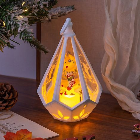 Décoration de Noël, petite lanterne lumineuse à porter à la main, objet de décoration de table, cadeau original, lanterne chinoise, suspension d'ambiance (1/3)