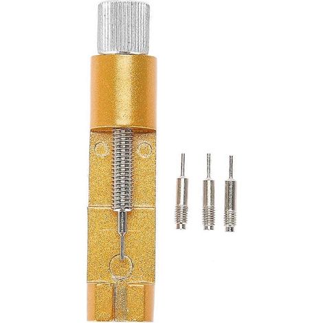 Kit d'accessoires pour ajusteur et retrait de maillons de bracelet de montre (Or)