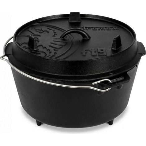 Petromax Feuertopf ft9 mit Füßen 7,5 Liter Gusseisen 36,5 x 23,5 x 33 cm Dutch Oven