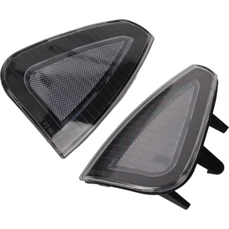 2 Feux De Clignotant Avant Transparent 4806218AD, Plafonnier Latéral De Remplacement Pour Dodge Charger LX SRT8 2006-2010, Couvercle Blanc (1/5)