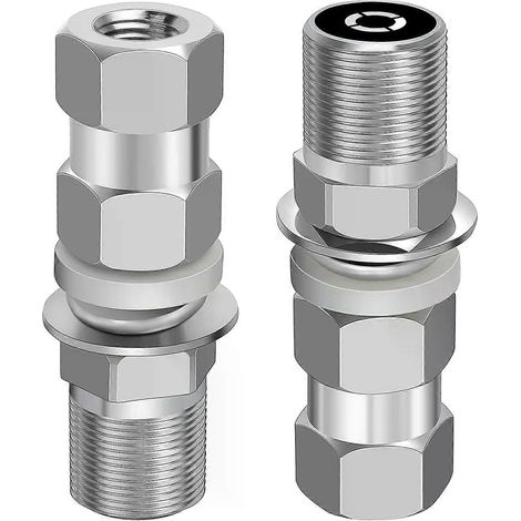 Support de fixation robuste SO-239 pour antenne radio CB, filetage standard 3/8 x 24, adaptateur de fixation pour antenne CB SO239 (1/4)