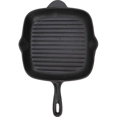 à griller en fonte grande capacité à double sortie carrée (1/5)