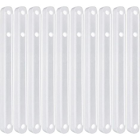 Lot de 5 Paires de Rails de Guidage pour Tiroir, en Plastique, Organiseur, Outils de Rangement pour Meubles (235 mm) (1/5)