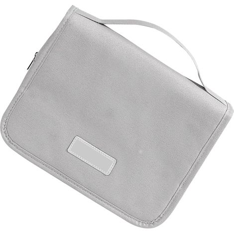 Trousse de Toilette Suspendue Portable pour Voyage en Plein Air, Tenture Murale de Salle de Bains D'hôtel, Pochette de Rangement pour Organisateur en Polyester (1/5)