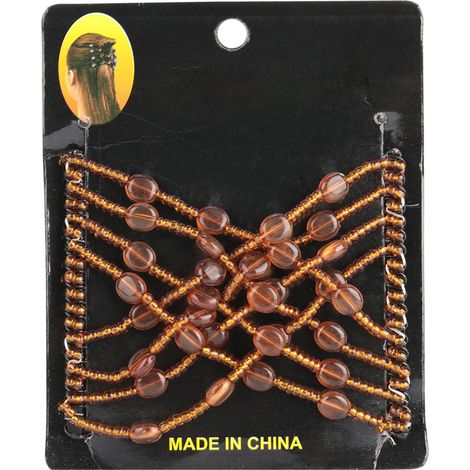 Peigne à cheveux multifonctionnel, appareil à chignon en fil de fer, petit peigne magique à perles en forme de larme, peigne de coiffage (1/5)