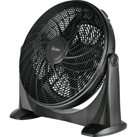Ventilateur sur pied 100W AR5A51 – Noir – Hauteur 600mm – 3 vitesses – Alimentation secteur – Moteur silencieux – Poly Pool (1/3)