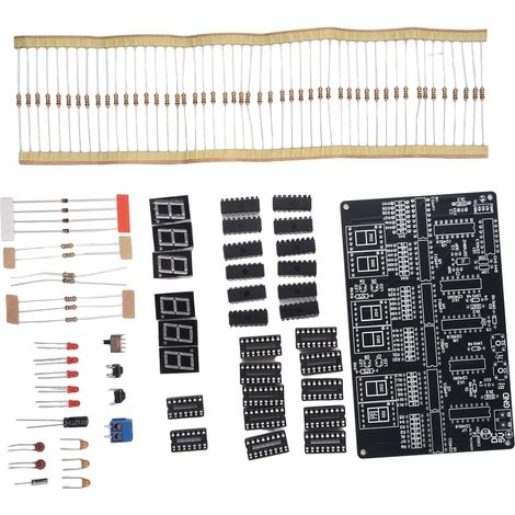 Kit d'horloge électronique 6 bits avec circuit numérique DC 4,5 V (1/4)