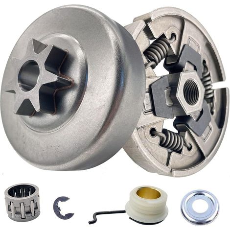 Kit cloche d'embrayage, embrayage, pignon compatible STIHL MS361 MS381 MS382 MS440 MS461