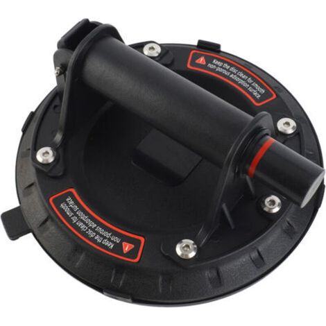 Ventouse à Vide Industrielle de 8 Pouces, capacité de Charge de 200 kg, élévateur à Vide Robuste for Outils de Levage Manuel de Carreaux et de Verre Ventouse Carrelage(noir,1PCS) (1/4)