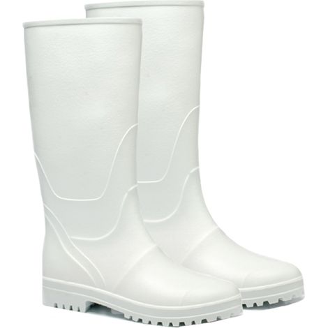 STIVALI 'GINOCCHIO' N. 45 - colore bianco  - MADE IN ITALY