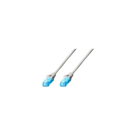 Cordon de brassage DIGITUS UTP cat. 5e 25 m PVC gris