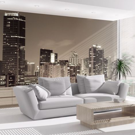 Papier Peint "La Vie Nocturne à Miami" 193 x 250 cm (1/2)
