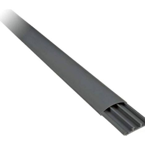 Trade Shop - 2 KABELKANÄLE KUNSTSTOFF CT2 GRAU 2MT 75X20MM 5627520F BODEN BEGEHBAR - (1/4)