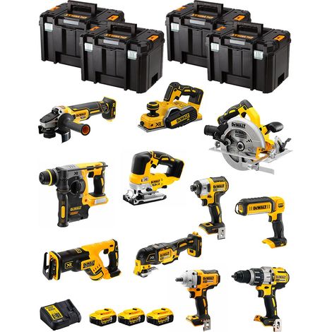 DeWALT Kit DWK1101T (DCD996+DCH273+DCG405+DCF887+DCF894+DCS334+DCS570+ DCS355+DCP580+DCS367+DCL050+ 3x5,0Ah DCB115+4xTSTAK VI)