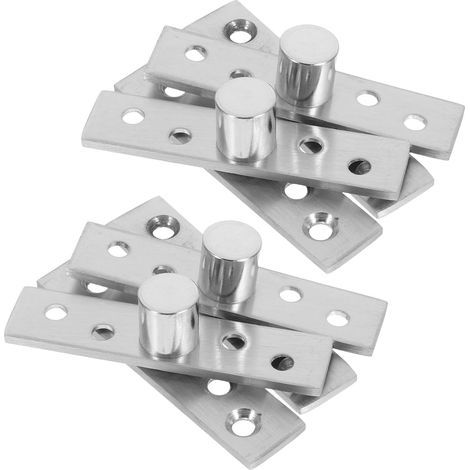 4 Pieces Concealed Invisible Steel Cabinets Indoor Pieces Doors Hinge (1/5)