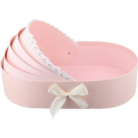 boîte à fleurs créative pour berceau de bébé, boîte d'emballage floral, coffret cadeau mensuel pour nouveau-né, boîte à savon
