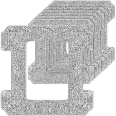 Almohadillas de limpieza adecuadas para los robots limpiacristales ECOVACS WINBOT W2 PRO / W2 PRO Omni / W2 Omni / W2 / W1 Pro / W1，microfibra (1/2)