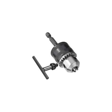 1,513mm 6.35mm Hex Tige Adaptateur de Mandrin de Perceuse à Changement Rapide, Convertisseur Mandrin de Forage 1/220UNF avec Clé de Mandrin Pour Perceuse Électrique Conversiondengyank