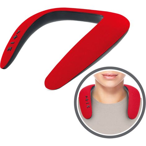 Enceinte Bluetooth portable tour de cou, enceinte corporelle personnelle sans fil et légère pour une utilisation en extérieur, musique privée pour le vélo, la randonnée et les appels mains libres.