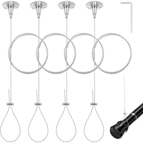 Paquet de 4 supports technologie pour barre d'armure en acier (1/5)