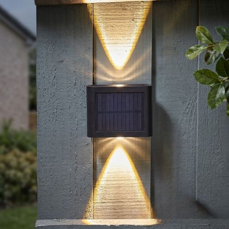 Lunaria 2-Way Wall Fence Post Light