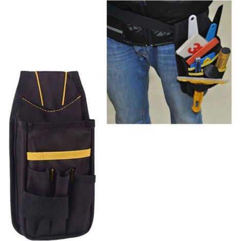 Ceinture Porte-Outils - Nylon Imperméable - 8 Poches - Réglable - 22 x 13 cm - 1 Pièce (1/4)