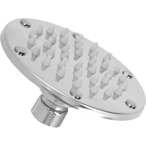 Soffione doccia universale cromato da 4" con getto fisso anti-intasamento (1/5)