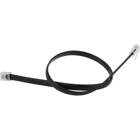 2 Stück 40 mm RJ25 6-PIN Rechtsknopf Doppelkristall-Sensorkabel Industrieroboterteile (1/5)