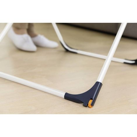Vileda X-Legs Universal stendibiancheria pieghevole grigio e bianco (1/5)