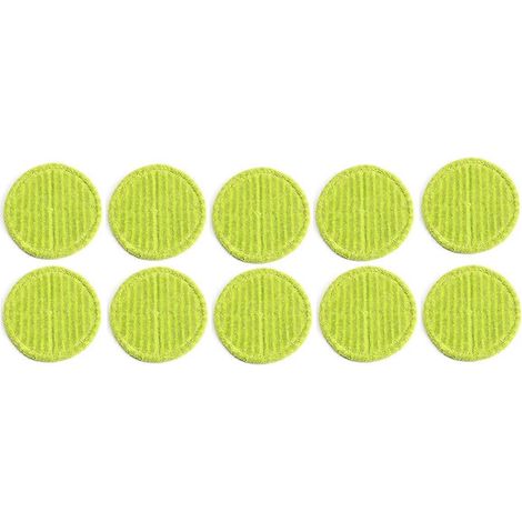 Lot de 10 lingettes en microfibre pour nettoyeur vapeur Steam Twister (1/5)