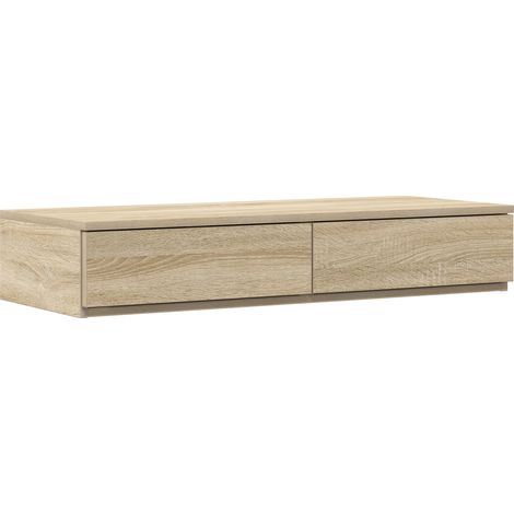 Cajones de cama Roble Sonoma 100 x 36,5 x 16,5 cm vidaXL