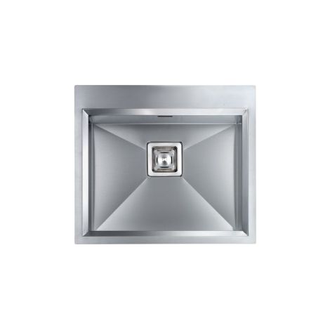 CM 012822XCSSP Glamour Mix Lavello ad incasso monovasca in acciaio inox satinato (57x50 cm) colore Acciaio inox (1/5)