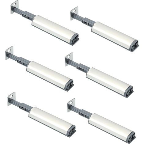 6 Pièces Aimant Poussoir Porte Placard Loquet Magnetique, Push to Open Aimant Poussoir, Pour Porte de L'Armoire, Tiroir, Meuble et Placard,Systeme Appuyez pour Ouvrir et Fermer (1/5)