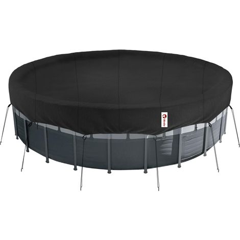 Bâche d'extérieur pour Piscine Hors Sol Ronde de 5,2 à 5,5 m, résistante à la décoloration, aux déchirures, imperméable et résistante aux intempéries (1/5)