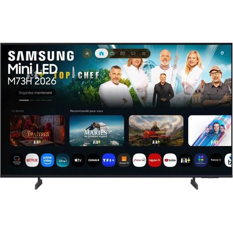 Samsung 75M73H - TV MiniLED 75 (190 cm) - 4K UHD 3840x2160 - Gaming Hub - Smart TV - 3xHDMI - WiFi (1/5)