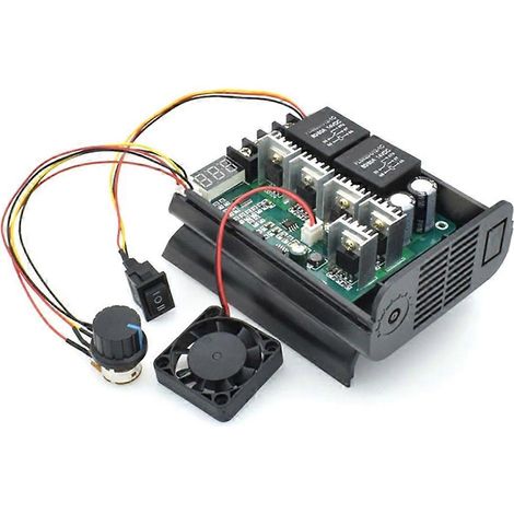 PWM DC moteur vitesse contrôleur 10V-55V CW CCW Reversible numérique écran réglable vitesse commande Drive module pour (1/5)