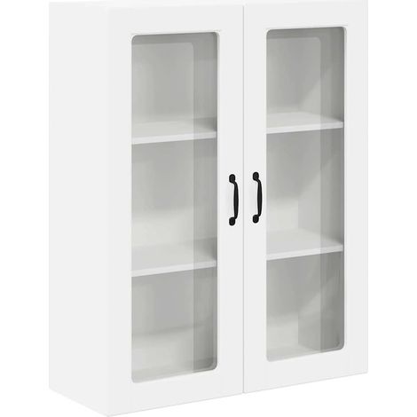 Meuble mural de cuisine,Armoire de cuisine Blanc brillant 80 x 31 x 100 cm CFW36958 (1/5)