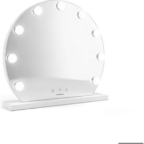 Specchio da tavolo - INNOVAGOODS - Vanity Hollywood - 9 LED - 3 tonalità - Luminosità regolabile (1/5)