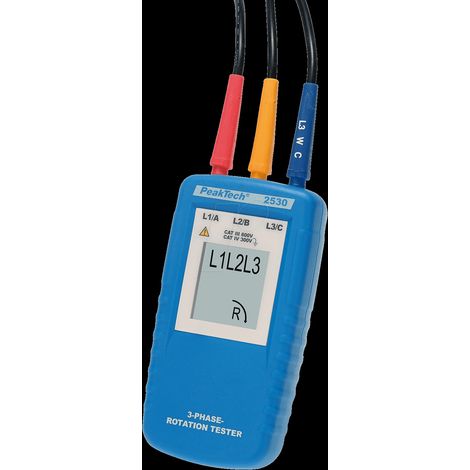 Spannungstester PeakTech 2530 LCD Anzeige 40-690 VAC