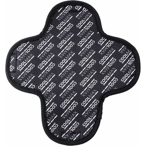 Doublure de casque de moto,2 pcs doublure de casque respirante et anti-transpiration, absorbe les gouttes de sueur, coussin interieur de casque reutilisable et lavable, modele : noir (1/4)