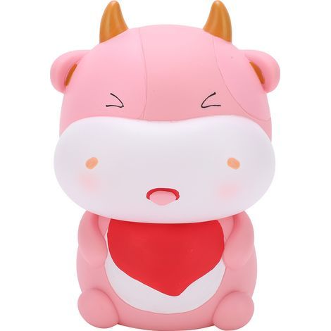 Tirelire Enfant en Forme de Veau, Sculpture Détaillée et Résistante, Idée Cadeau Jouet Éducatif (1/5)