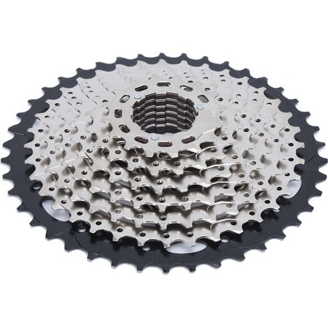 Cassette Vélo 9 Vitesses 11-42T Compatible Route et VTT pour Performance (1/5)